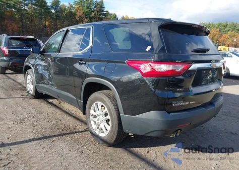 2021 Chevrolet Traverse Awd Ls из США, поврежденный, VIN 1GNEVFKW0MJ196833